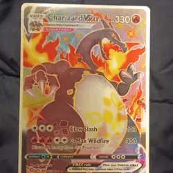 Charizard VMAX SV107/SV122 Shining Fates Shiny Holo Rare Pokemon TCG Card 330 HP - Image 1