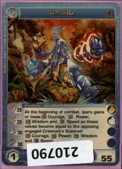 (210790) IPARU 25/20/35/30/55 (2 Max Stats) Ultra Rare Foil Chaotic Card - Image 1