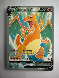 Pokemon TCG Charizard v Brilliant Stars Holo Ultra Rare Card 153/172 - Image 1