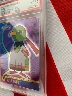 PSA 2001-Topps Pokemon FOIL, XATU-JOHTO SERIES 1 # 178 CLEAN CARD - Image 4