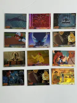 Lot of 12 Pokemon Cards Topps MEWTWO STRIKES BACK Holo Foil Scene Cards LP-NM - Image 1