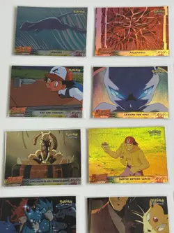 Lot of 12 Pokemon Cards Topps MEWTWO STRIKES BACK Holo Foil Scene Cards LP-NM - Image 2