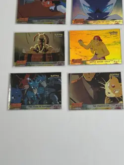 Lot of 12 Pokemon Cards Topps MEWTWO STRIKES BACK Holo Foil Scene Cards LP-NM - Image 3