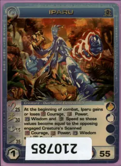 (210785) IPARU 25/30/15/35/55 (2 Max Stats) Ultra Rare Foil Chaotic Card - Image 1