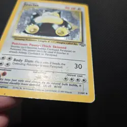 Pokemon Card - Snorlax Jungle Set Holo 11/64 WOTC Vintage - Image 3