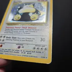 Pokemon Card - Snorlax Jungle Set Holo 11/64 WOTC Vintage - Image 4