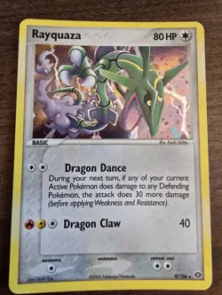 Pokemon Rayquaza EX Emerald Holo Foil Card 9/106 NM - Image 1