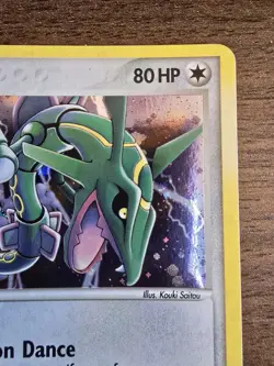 Pokemon Rayquaza EX Emerald Holo Foil Card 9/106 NM - Image 4