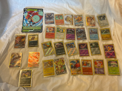 30 Card Lot Pokemon Card Collection Full Arts Holos TCG Rares V EX MINTY - Image 1