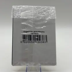 Pokemon Pikachu Card 26/83 XY Generations 20th Anniversary Stamped Promo Sealed - Image 2