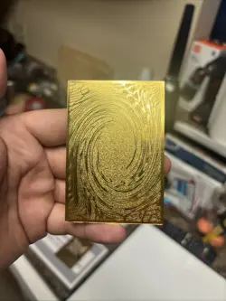 Custom Gold Blue Eyes Alternative White Dragon Card - Image 2