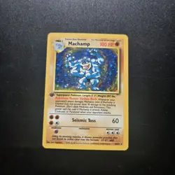 Pokemon Card - Machamp 8/102 1st Ed Base Set Unlimited Holo Rare WOTC Vintage - Image 1