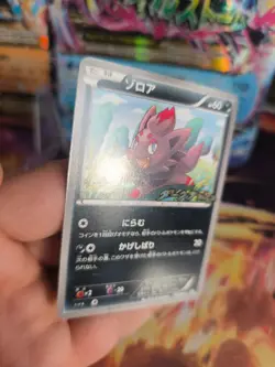Pokemon Karte Card Zorua BW Promo Stamp Black White Star japanese NM - Image 4