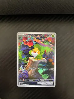 Sewaddle - 087/086 - NM - Illustration Rare - White Flare - Pokemon Card - Image 1