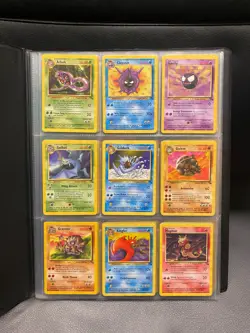 Part Complete Fossil and Jungle Sets Pokemon Cards Collection Bundle 1999 WOTC - Image 1
