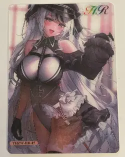 Azur Lane HR YHZW-HR15 Lenticular Cherry Blossom Kiss Goddess Story Anime Card - Image 1