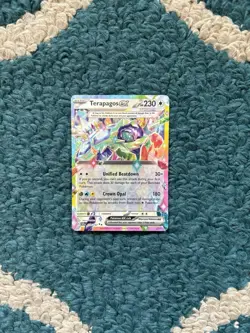 TERAPAGOS ex 128/142 Stellar Crown - DOUBLE RARE Holo Pokemon Card - NM - Image 2