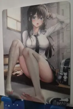 Mai Sakurajima Promo PR 3D Lenticular Goddess Story Anime Card Cherry Blossom - Image 3