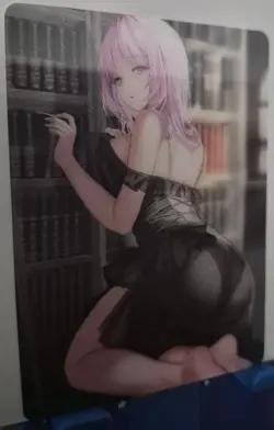 Mori Calliope Promo PR 3D Lenticular Goddess Story Anime Card Cherry Blossom - Image 1