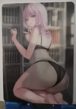 Mori Calliope Promo PR 3D Lenticular Goddess Story Anime Card Cherry Blossom - Image 2