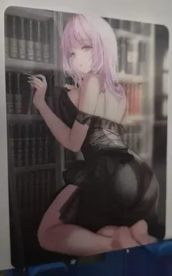 Mori Calliope Promo PR 3D Lenticular Goddess Story Anime Card Cherry Blossom - Image 3