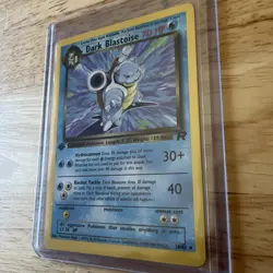 Pokemon TCG Dark Blastoise 20/82 Rare Non-Holo Card 1st Edition - Image 3