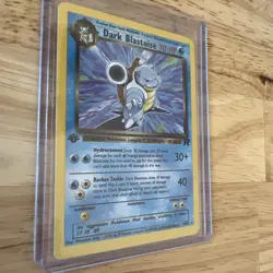 Pokemon TCG Dark Blastoise 20/82 Rare Non-Holo Card 1st Edition - Image 4
