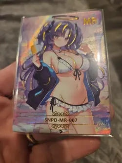 Goddess Story Waifu Anime MR-007 Holo Foil Hayase Yuuka Thick Trading Card - Image 3