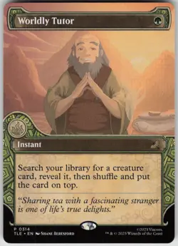 MTG Worldly Tutor (Showcase) Normal NM Avatar: The Last Airbender: Magic 314 - Image 1