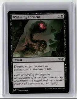 2024 MTG - Duskmourn: House of Horror - Withering Torment Uncommon Regular - Image 1