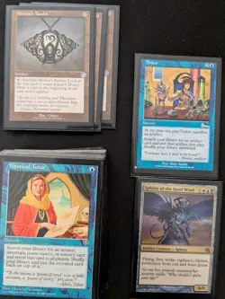 MTG Vintage Deck - Tinker Theme - Mono Blue + Sleeves - Image 1