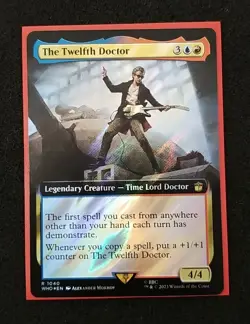 MTG The Twelfth Doctor - Extended Art - Surge Foil - Doctor Who Commander NM/NP - Image 1