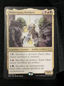 MTG EDH Commander Deck - Shattergang Brothers - Sacrifice Theme - Image 1