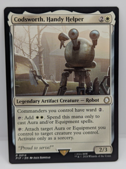Codsworth, Handy Helper Universes Beyond: Fallout Regular NM MTG - Image 1