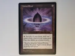 Magic the Gathering MTG Lotus Petal Tempest 1997 Artifact Mint Condition - Image 1
