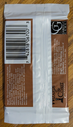 MTG - Revised Booster Pack - Magic the Gathering, Factory Sealed 1994 - Image 2