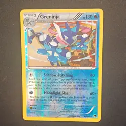 Pokemon Greninja Breakpoint Rare Reverse Holo 40/122 130 HP Stage 2 2016 Card - Image 1