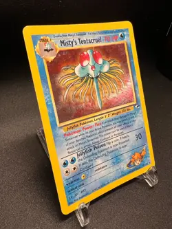 Misty's Tentacruel 10/132 🌀SWIRL ✨Holo Rare Pokemon TCG Gym Challenge (2000) LP - Image 2