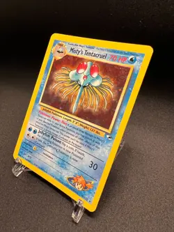 Misty's Tentacruel 10/132 🌀SWIRL ✨Holo Rare Pokemon TCG Gym Challenge (2000) LP - Image 3