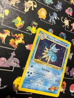 Misty's Seadra 9/132 Gym Heroes Pokemon TCG Holo Rare - LP🌀1.5 x SWIRLS🌀 - Image 4