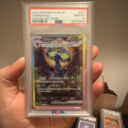 2024 Pokemon UMBREON EX #217/187 Terastal Festival Special Art Rare JPN PSA 10 - Image 1