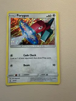 Porygon - 12/12 - Pokemon McDonald's Promos Holo 2018 Brand New - Image 1