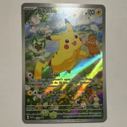 Pokemon Pikachu 088 SVP Scarlet & Violet Promo Full Art Holo 70 HP - Image 1