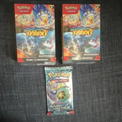 Factory sealed 2 Pokemon Surging Sparks Booster Bundle & bonus Journey Together. - Image 1
