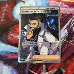 Pokemon TCG Professor Turo's Scenario Full Art 240/182 Paradox Rift NM/M - Image 1