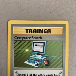 Pokemon TCG Base Set Computer Search Rare 71/102 Near Mint NM - Image 2
