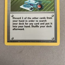 Pokemon TCG Base Set Computer Search Rare 71/102 Near Mint NM - Image 3