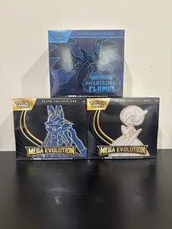 Pokemon TCG Phantasmal Flames & Mega Evolution ETB Bundle (Brand New/Sealed) 🔥 - Image 1