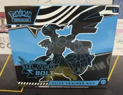 Pokemon Scarlet & Violet Black Bolt Elite Trainer Box Zekrom Thundurus - Image 1