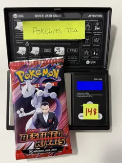 (HEAVY)🔥22.44g Pokemon TCG Destined Rivals Booster Pack Factory Sealed✅ - Image 1